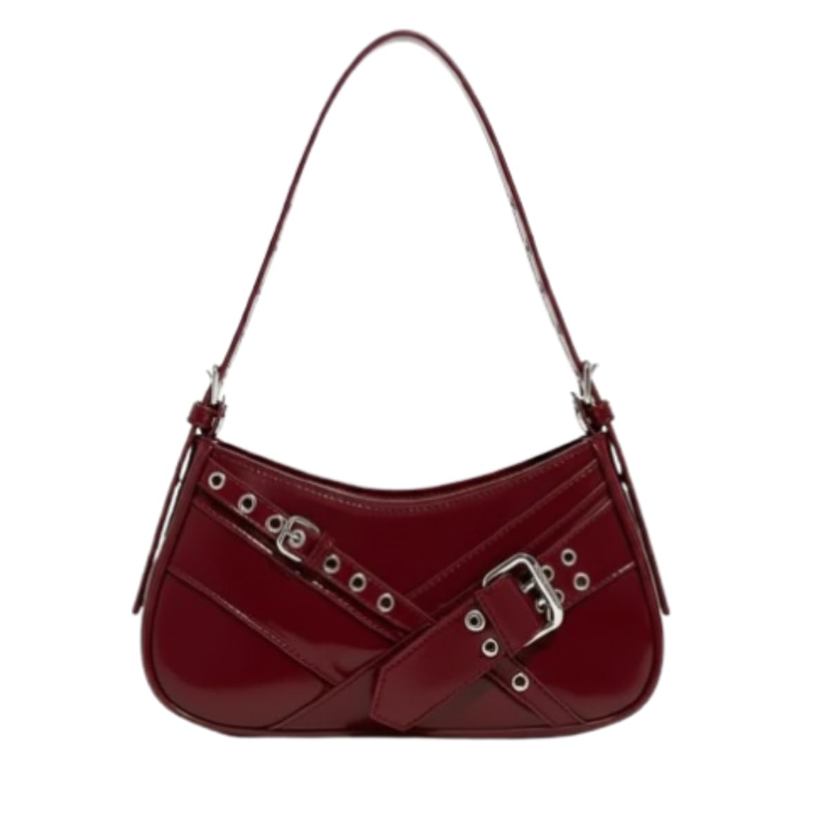 Trendy Korean Sling Bag for Women | Polyurethane Stylish Ladies Crossbody Shoulder Bag | Compact Lightweight Handbag for Regular Use, Travel, Casual Outings & Seasonal Wear-image-14