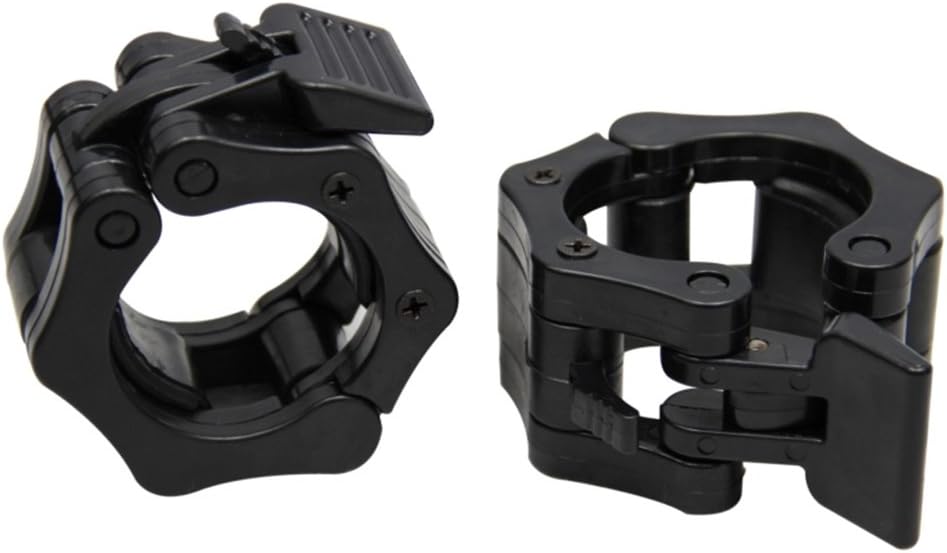 Gym Club 117 Barbell Olympic Pro Series Spring Lock/Quick Release Collars for Serious Lifters