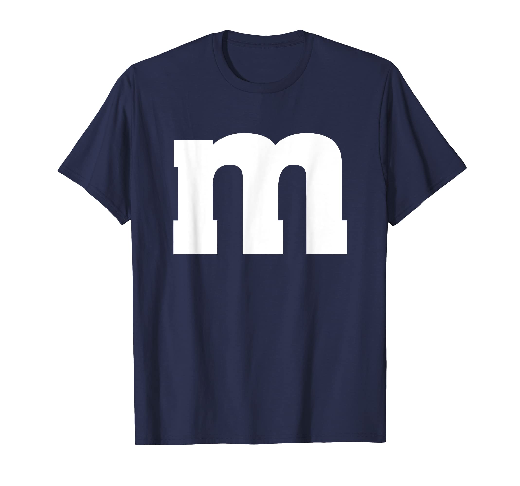 Letter M Capital AlphabetLetter M Simple Lazy Halloween 2023 Funny Costumes Group T-Shirt