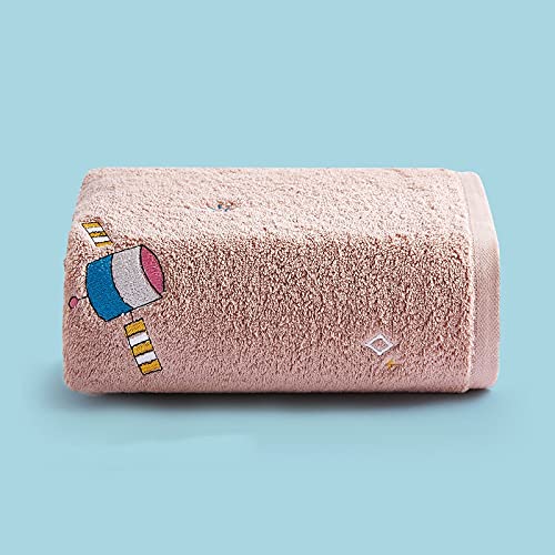 Bath Towels Pure Cotton Absorbent and Quick-Drying Bath Towels for Men and Women Color B Size 14072CM C
