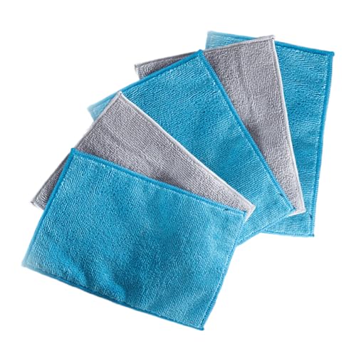 GANAZONO 5 pezzi Panni in Fibra di Bambù per Cucina Asciugamani Doppio Assorbenti e Antipelo Panni Multiuso per Pulizia di Vetri Mobili e Superfici Delicate Lavabili e Morbidi