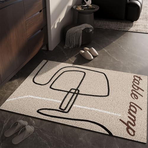 玄関マット 屋外 室内 泥落とし おしゃれ 滑り止め ドアマット 北欧 洗える 家庭用 耐磨耗性 お手入れ簡単 フリーカット 多用途 80*120cm