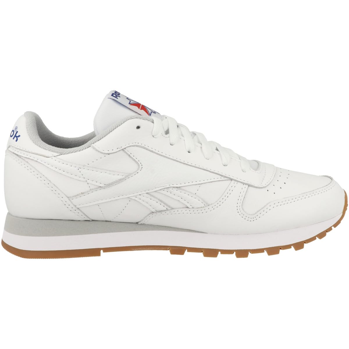 Reebok Unisex Classic Leather Sneaker, Ftwrwhite Blue Gum, 44.5 EU – Ansicht 3