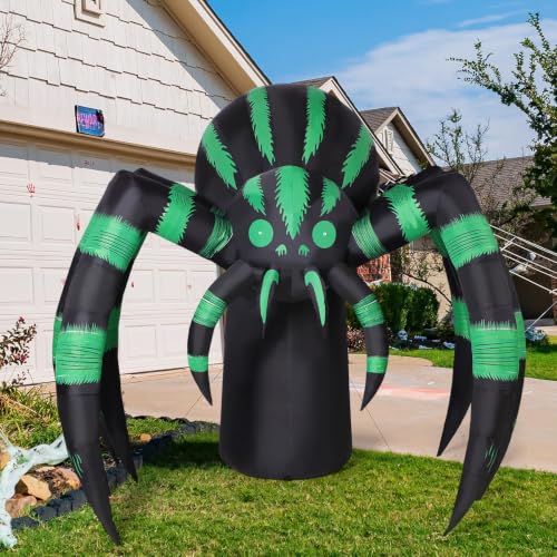7 FT Long Halloween Inflatable Spider Outdoor Decoration - image 4