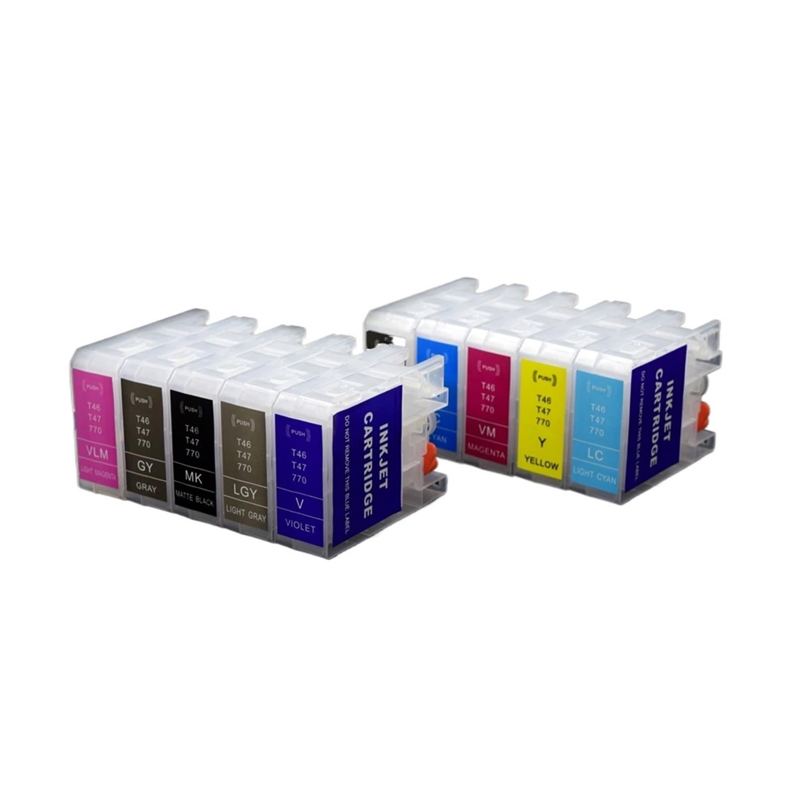 Compatibile con Epson, T46S T47A Cartuccia Inchiostro P700 P900 | SC-P700, SC-P900, P700, P900, Senza chip, Cartuccia d'inchiostro ricaricabile, Stampante