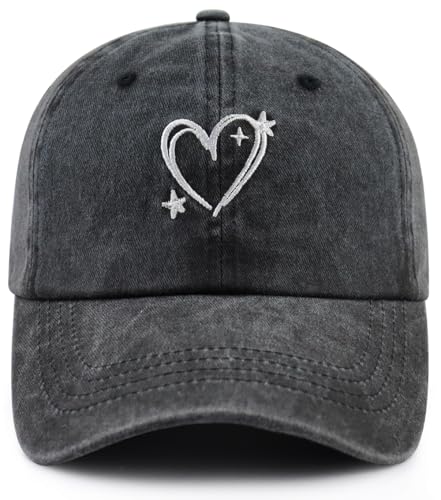 Romantic Gifts for Him Her Heart Decor Love Hat Heart Shaped Baseball Cap Valentines Day Birthday Gifts for Boyfriend Girlfriend Husband Wife Lover