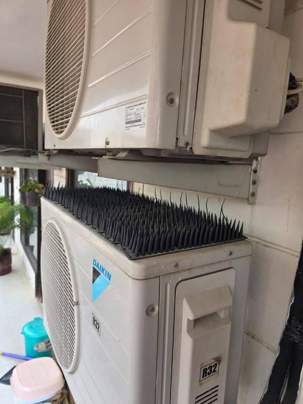 Image of CHANCEUX Split AC Anti Bird Plastic Spikes Roll for AC Balconies Window Home Protection from Pigeon Dog Monkey Crow Kabootar - kabutar Control Scare Repellent