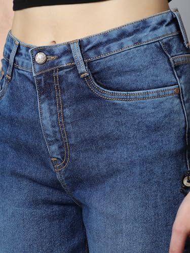 Image of HIGH Star Women's Straight Fit Mid Rise Jeans