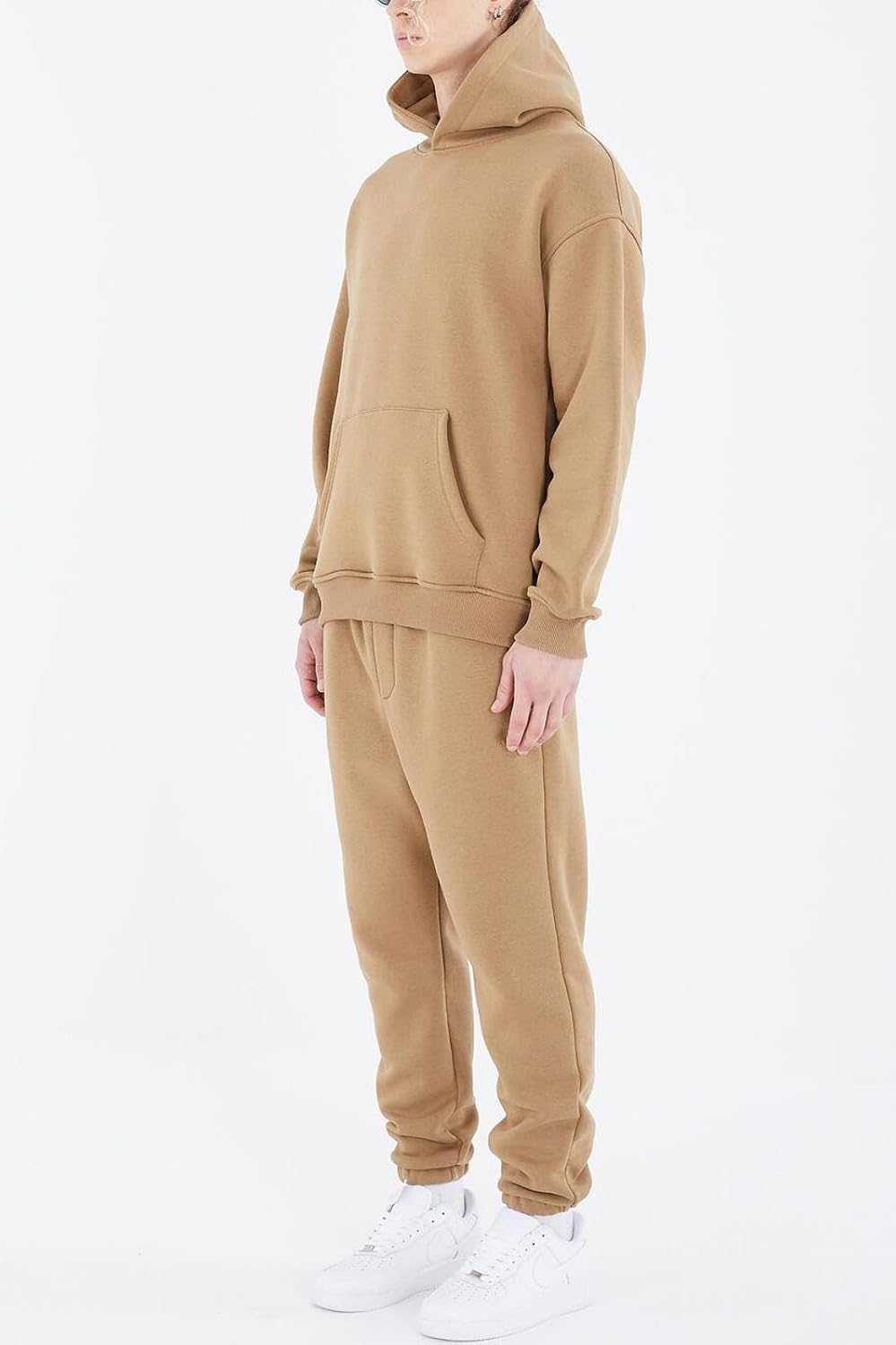 HHGKED Men's Sweatsuits 2 Piece Outfits Baggy Travel Vacation Fashion Clothes Casual Hoodie Jogging Track suits Sets - Image 2