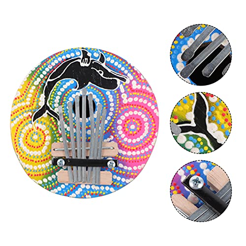 BIENKA 7 Touches Kalimba Pouce Piano Métal Doigt Piano avec Tune Hammer Instrument de Musique for Enfants Adultes… - Les Beatles, Paul McCartney, John Lennon, RIngo Starr, George Harrison BIENKA 7 Touches Kalimba Pouce Piano Métal Doigt Piano avec Tune Hammer Instrument de Musique for Enfants Adultes… – Image 4