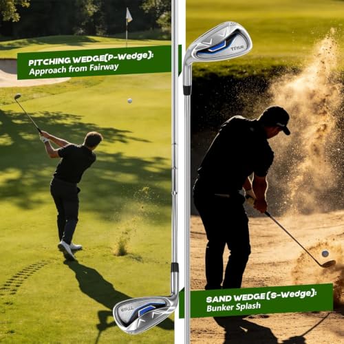 14-Piece Left Handed Golf Set with Sand Wedge