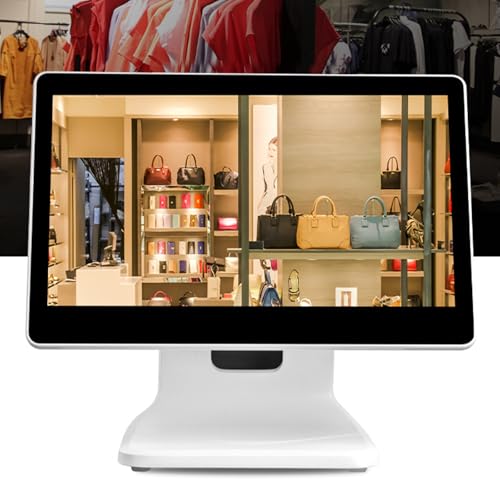 Registratore di cassa touch screen, dispositivo di pagamento terminale POS con touchscreen Full HD da 15,6" per ristoranti e aziende alimentari, facile da configurare