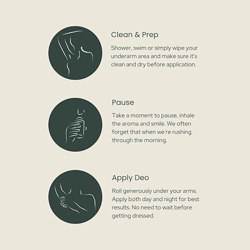 Miniatura 9 de LOUPE  Desodorante orgánico certificado roll-on para mujeres y hombres  Ingredientes a base de plantas, limpios y seguros  Piel sensible  Perfumado