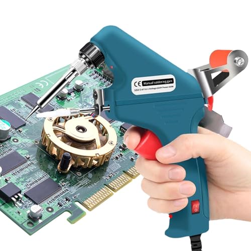 Kit de soldador para electrónica, kit de soldador,Soldador electrónico portátil | Kit de soldadura para principiantes, kit de soldadura de 60 W 110 V/220 V para reparación de circuitos eléctricos