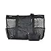 Produktbild Portable Mesh Duschcaddy, Quick Dry Duschtrage hängende Bad u0026 Toiletry Organizer Tasche mit 9 Aufbewahrungstaschen, Doppelgriffe für College-Wohnheim, Reisen, Gym u0026 Camping, schwarz