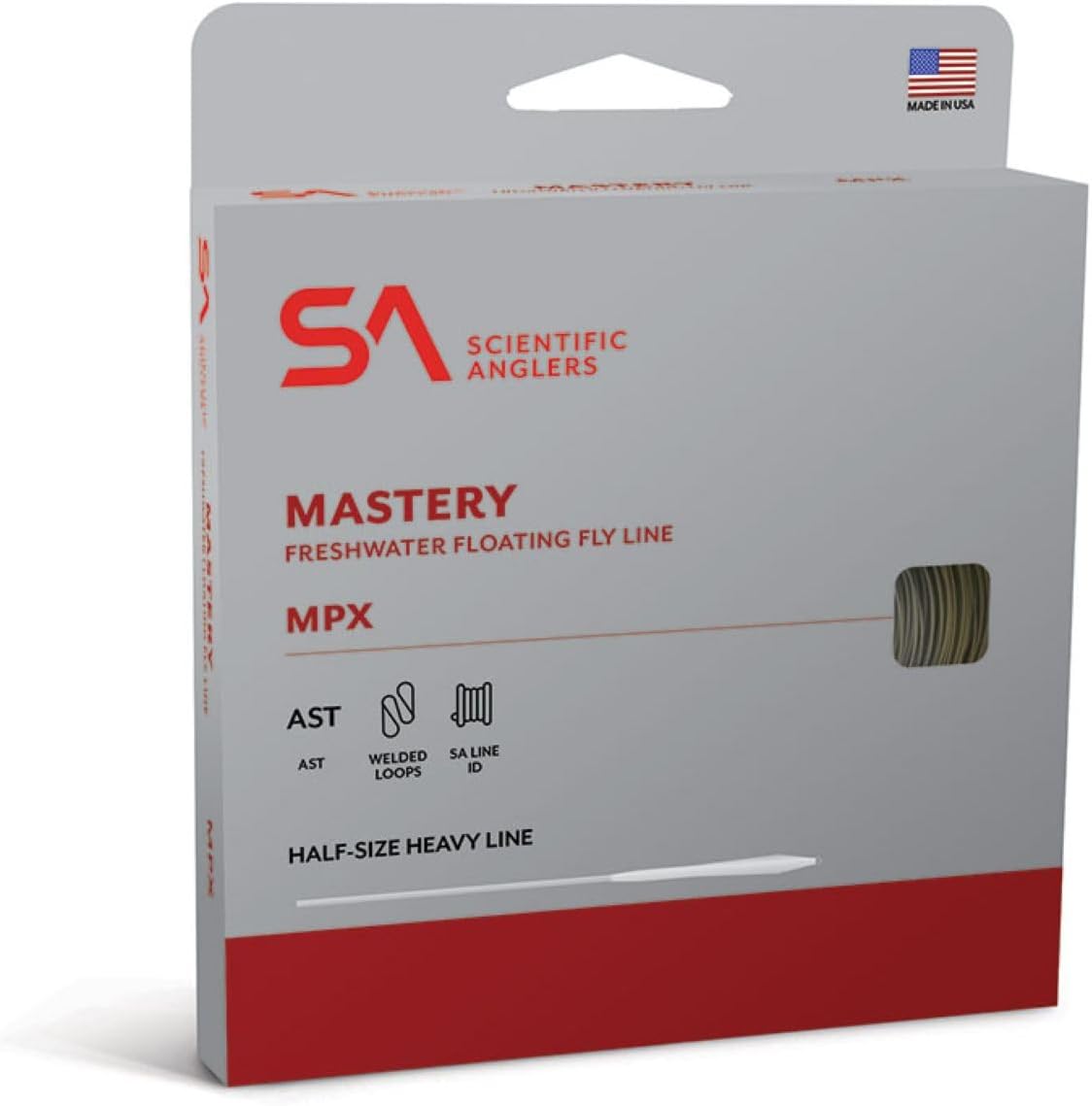 Scientific Anglers Mastery MPX Fly Line Taper, Smooth Casting, Durable Coating, Floating Line for Freshwater Rods