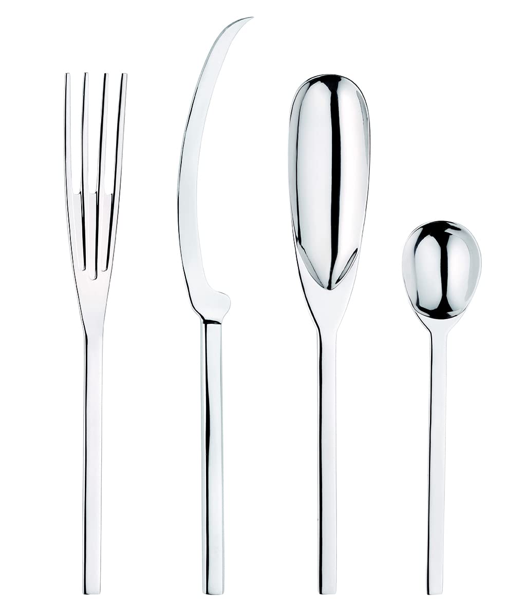 Pintinox Servizio da 24 Posate in Acciaio Agricola, Made in Italy, per 6 persone, Gift Box