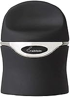 Rabbit Champagne & Wine Sealer - Airtight Stopper Keeps Bubbles & Flavor Fresh Over a Week, Leak-Proof, Universal Fit, Easy Twist-On, Velvet Black
