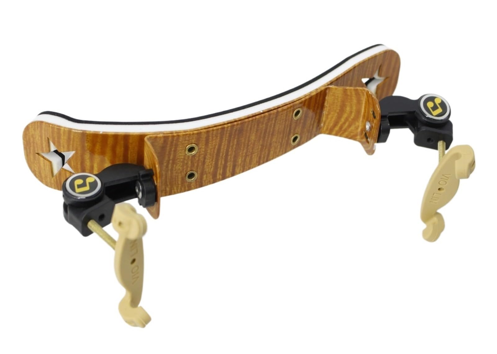 Poggiaspalla for violino 3/4-4/4 Poggiaspalla in alluminio for violino Accessori for strumenti a pizzico regolabili in altezza(Block)