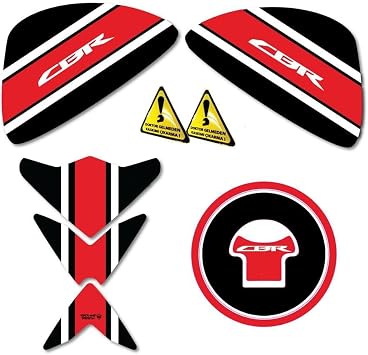 CBR 125/250 TANK PAD+YAN PAD+DEPO KAPAK PAD SET KIRMIZI