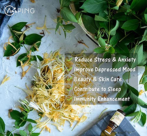 Vanilla & Honeysuckle Essential Oils - 100% Pure Organic Natural Plant Oils For Diffuser, Aromatherapy, Spa, Massage, Yoga, Perfume, Body - 2X10Ml #TOP1