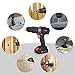 TACKLIFE 20V Cordless Drill, 35N.m, 2.0Ah, 1 Hour Fast Charger, 1/2