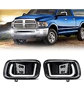 SUPAREE Led Fog Lights with Daytime Running Light for 2009-2012 Dodge Ram 1500 Led Fog Lamp Drivi...