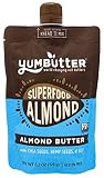 Superfood Almond Butter by Yumbutter, Gluten Free, Vegan, Non GMO, 6.2oz Pouch