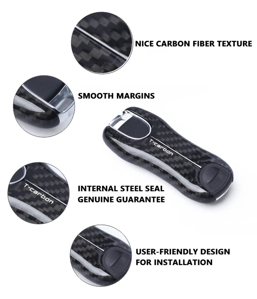 Coque De Remplacement Pour Clé Porsche – Compatible 992, 911S, Macan, Panamera, Cayenne | 3/4 Boutons, ABS
