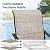 PHI VILLA 8 Piece Patio Dining Set with 13ft Patio Umbrella (Beige), 6 Outdoor Padded Swivel Dining Chairs & 1 Large Metal Dining Table with 1.9" Umbrella Hole, for Lawn Garden Backyard
