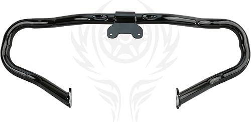 Miniatura 2 de Protector de motor cortado para Harley Touring Street GlideElectra GlideRevivalRoad King 2014-2024 Negro brillante (negro brillante)