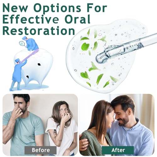 Zahnfleischrückgang, Gum Repair für Zurückgehendes Zahnfleisch & Fleckenentfernung, Mundgeruchbehandlung für Erwachsene, Behandlung für Orales Nachwachsen, 60ml