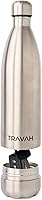 Vista 7 de Travah Botella de Agua de Desvío de Acero Inoxidable con Almacenamiento Oculto para Objetos de Valor - Aislada, a Prueba de Fugas y Sin BPA - 17oz
