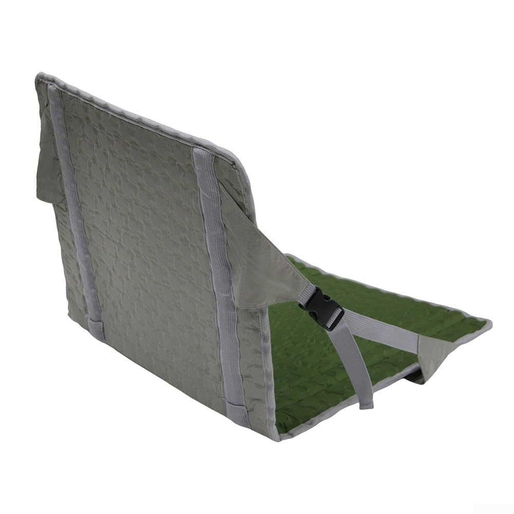 Fauteuil de randonnée vert en mousse EVA et sangles réglables de 41x43x39 cm