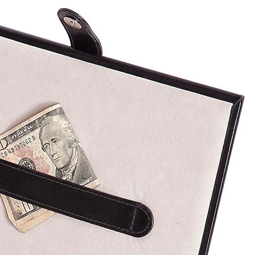 Mele & Co. Carson Men's Dresser Top Valet (Black Faux Leather)