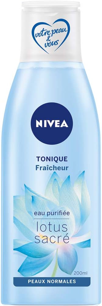 NIVEA – Frisse Tonic – Gezichtsreiniger – Verwijdert onzuiverheden en verstevigt de huid – Verfrist & Hydrateert – Lotus Flower, Hydramine & Vitamine E – Veganistisch – Normale & Gecombineerde Huid