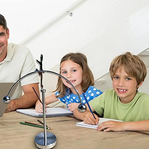 Image of AUGEN Balancing Pendulum Durable Metal Innovative Stress Relief Toy for Home Office Desktop Gift Decoration (1 Piece, 7709A4)