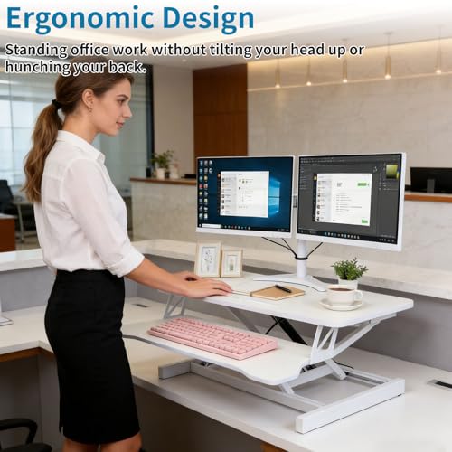 Convertidor de Escritorio Ajustable en Altura para Oficina miniatura 2