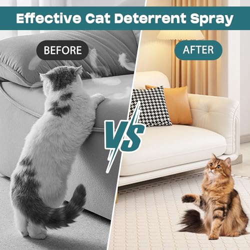 Hada Labo Tokyo Enhanced Cat Deterrent Spray, Cat Repellent Indoor And Outdoor For Cat And Kitten, Protecting Furniture, Effective Cat Scratch Deterrent Training Aid For Furniture thumb #2