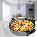 Clatronic PP 2914 Sartén eléctrica con tapa de cristal, diámetro 38 cm,...