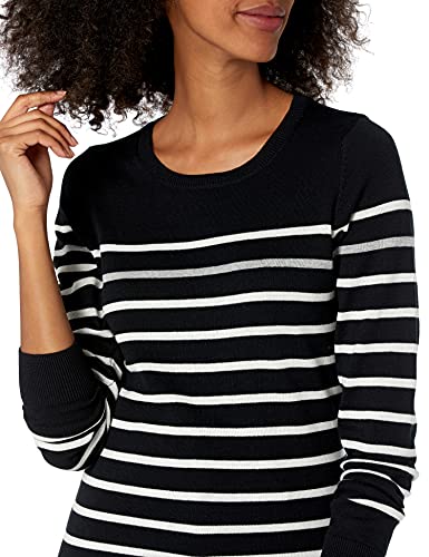 Image of Amazon Essentials Women's Long-Sleeve Lightweight Crewneck Sweater, Flattering (Available in Plus Size)