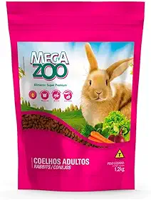 Ração MegaZoo - Coelhos Ornamentais 1,2kg