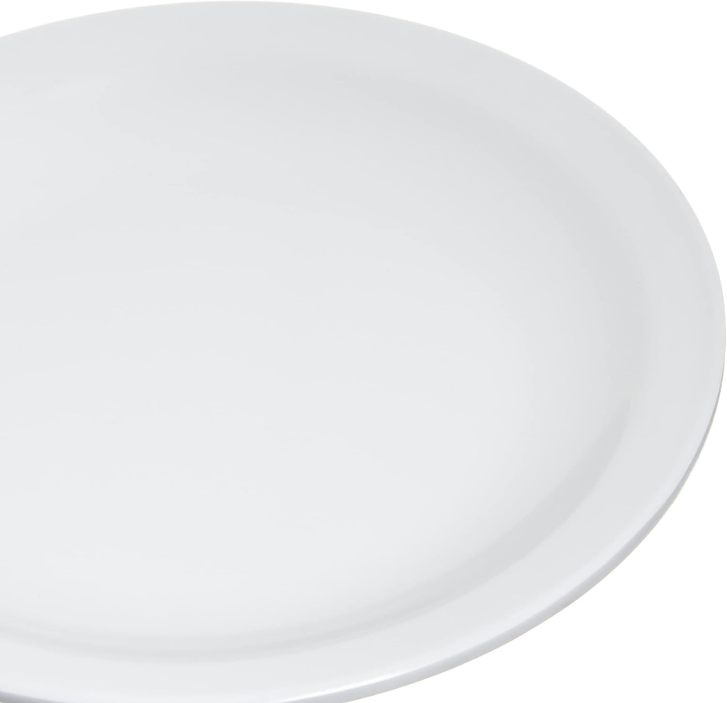 Carlisle FoodService Products Kingline Reusable Plastic Plate Appetizer Plate for Home and Restaurant, Melamine, 5.5 Inches, White, (Pack of 48)