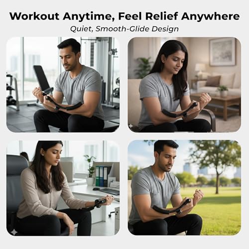 Image of Forearm Strengthener Wrist Exercise Equipment with Adjustable Resistance(5 to 60Kg), Hand Grip Strengthener for Men & Women, Wrist Trainer for Home Gym, Arm Workout & Muscle Building