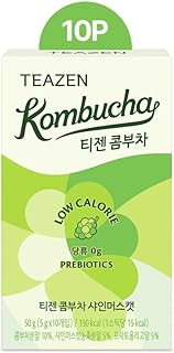 Amazon | 【TEAZEN】ティーゼン コンブチャ 50g (5g×10個入り) シャインマスカット TEAZEN Kombucha 50g (5g×10pieces) Shine Muscat | TEAZEN | 紅茶 通販