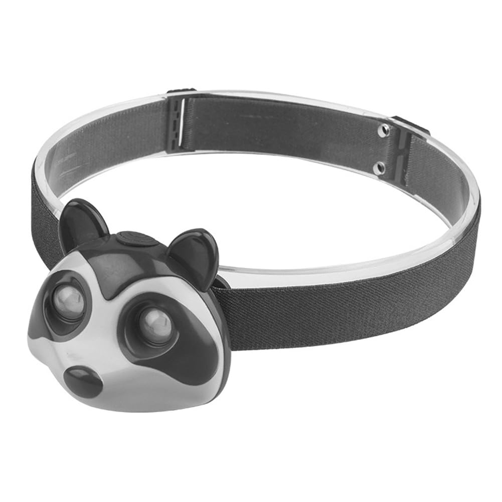 LED Headlamp USB Rechargeable Cute Animal Headlight Angle Adjustable Super Bright Flashlight Birthday Gifts for Toddlers