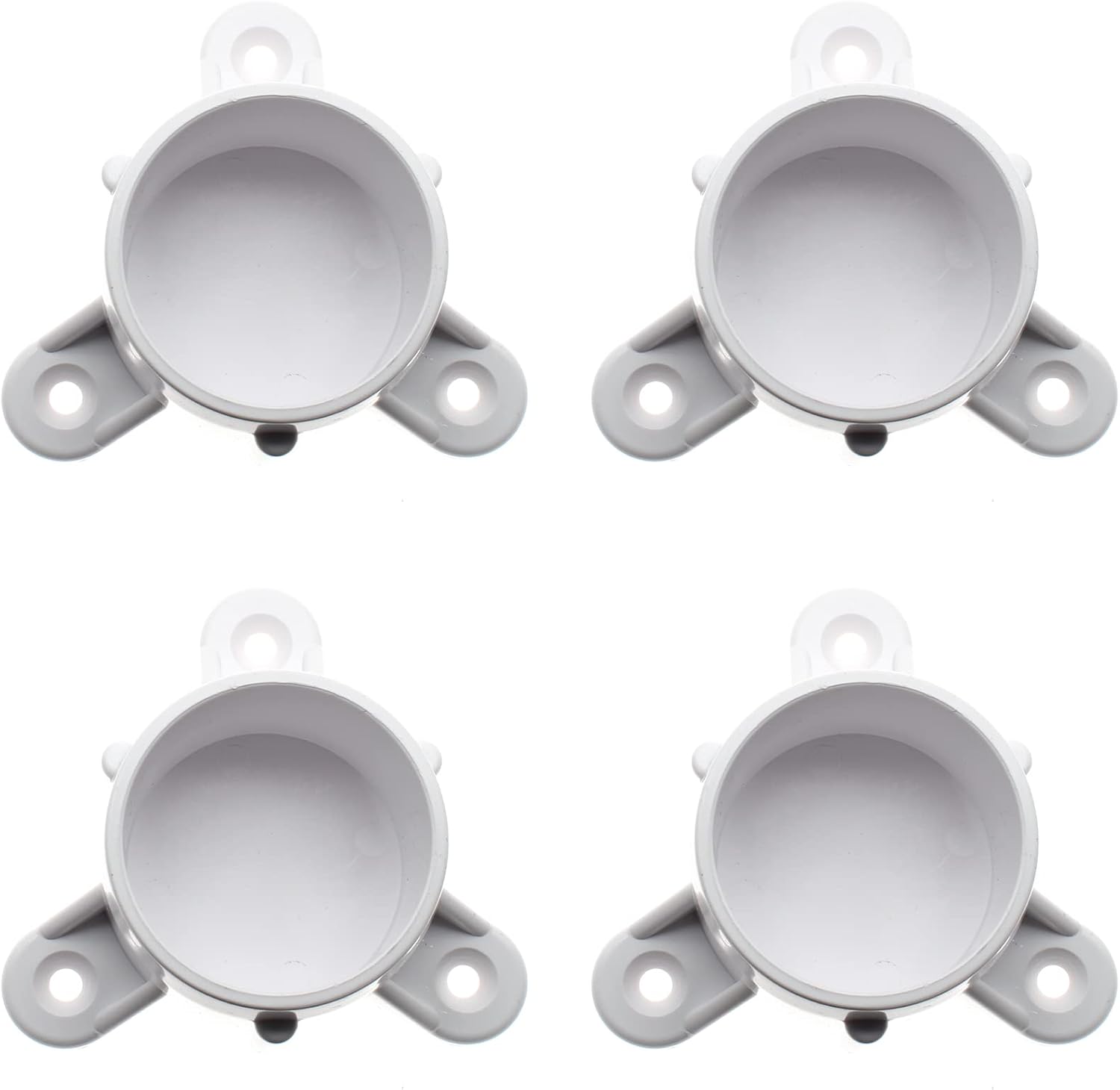 OZXNO 4 Pack 11/4 Inch PVC Table Leg Cap Fittings Furniture Grade Rod