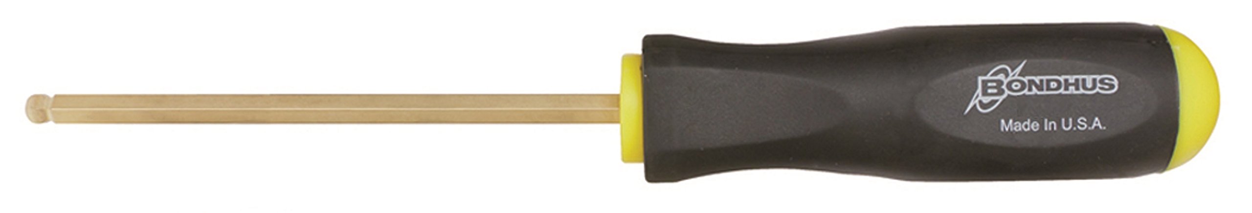 Bondhus 40607 Schraubendreher Mit Ball-End-Spitze – 1/8 Zoll, 7,9 Cm, Mit Proguard Finish & Aufhängeöse