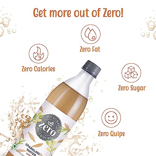 Image of Paper Boat Zero Cumin Sparkling (Fizzy) Water - Pack of 3, 600 ml Each | Zero Calories, Zero Sugar Drink | Sugar Free | Flavoured Carbonated Water | No Aspartame