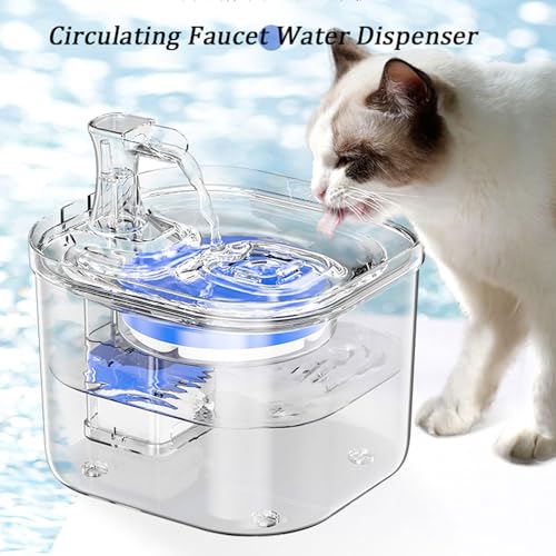 Fuente automática para mascotas dispensador de agua miniatura 5